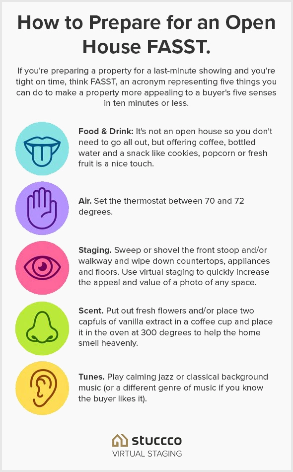 staging home for the five senses