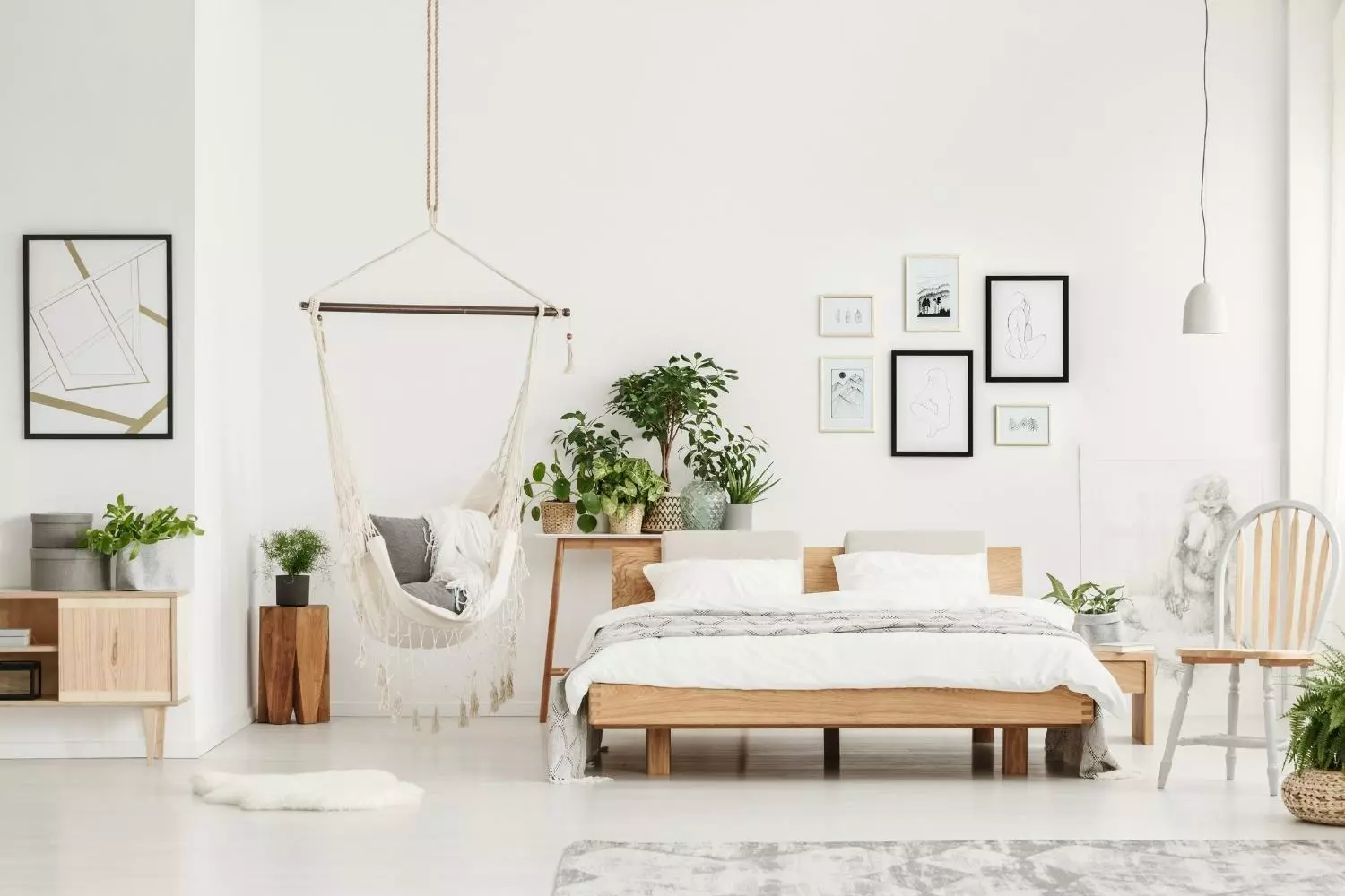 bohemian and eclectic bedroom example