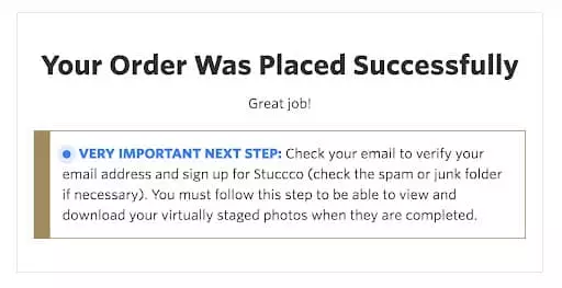 virtual staging order Stuccco