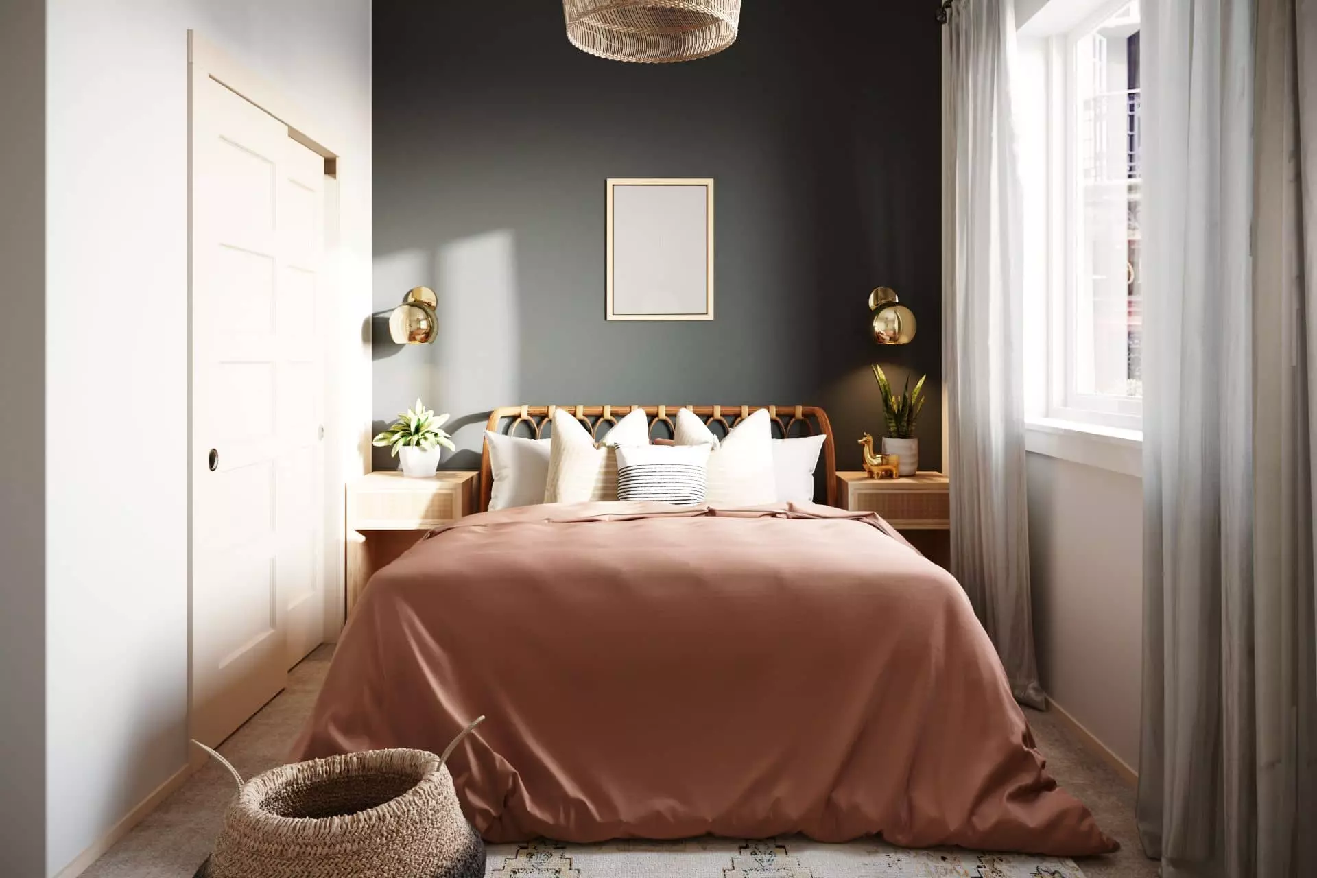 Feminine and bohemian chic Stuccco online interior design