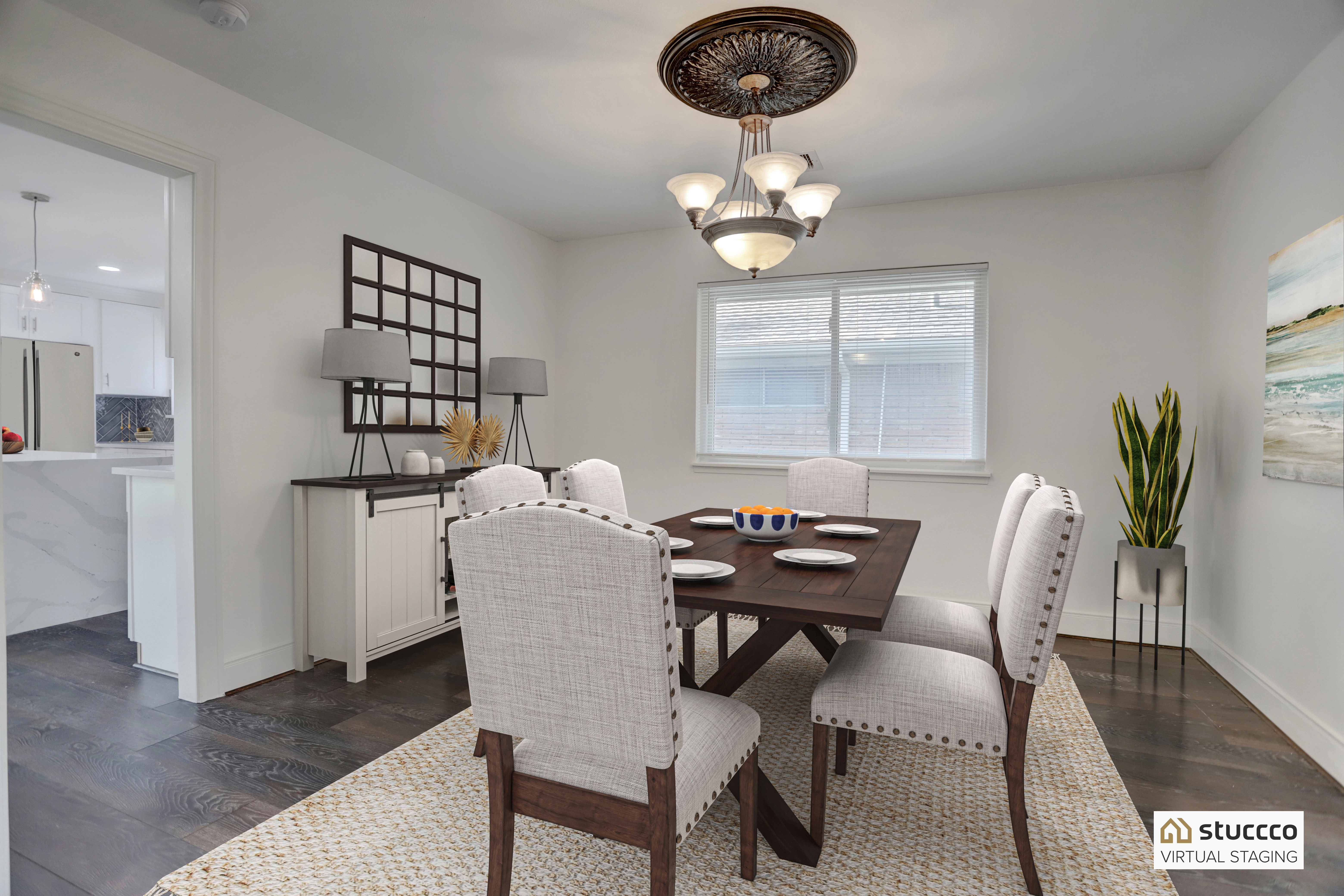 vacant home virtually staged