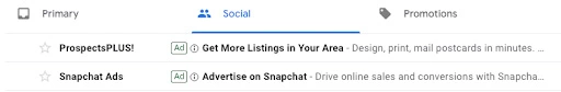 Example Gmail ad