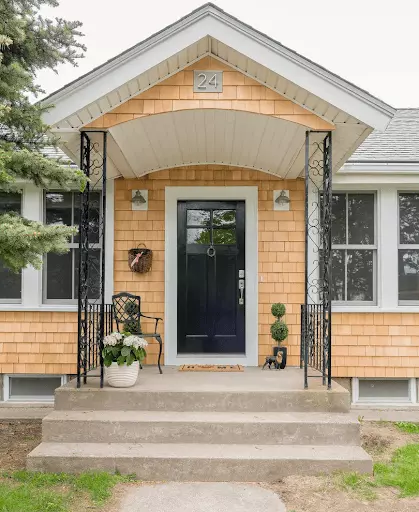Seating by front porch