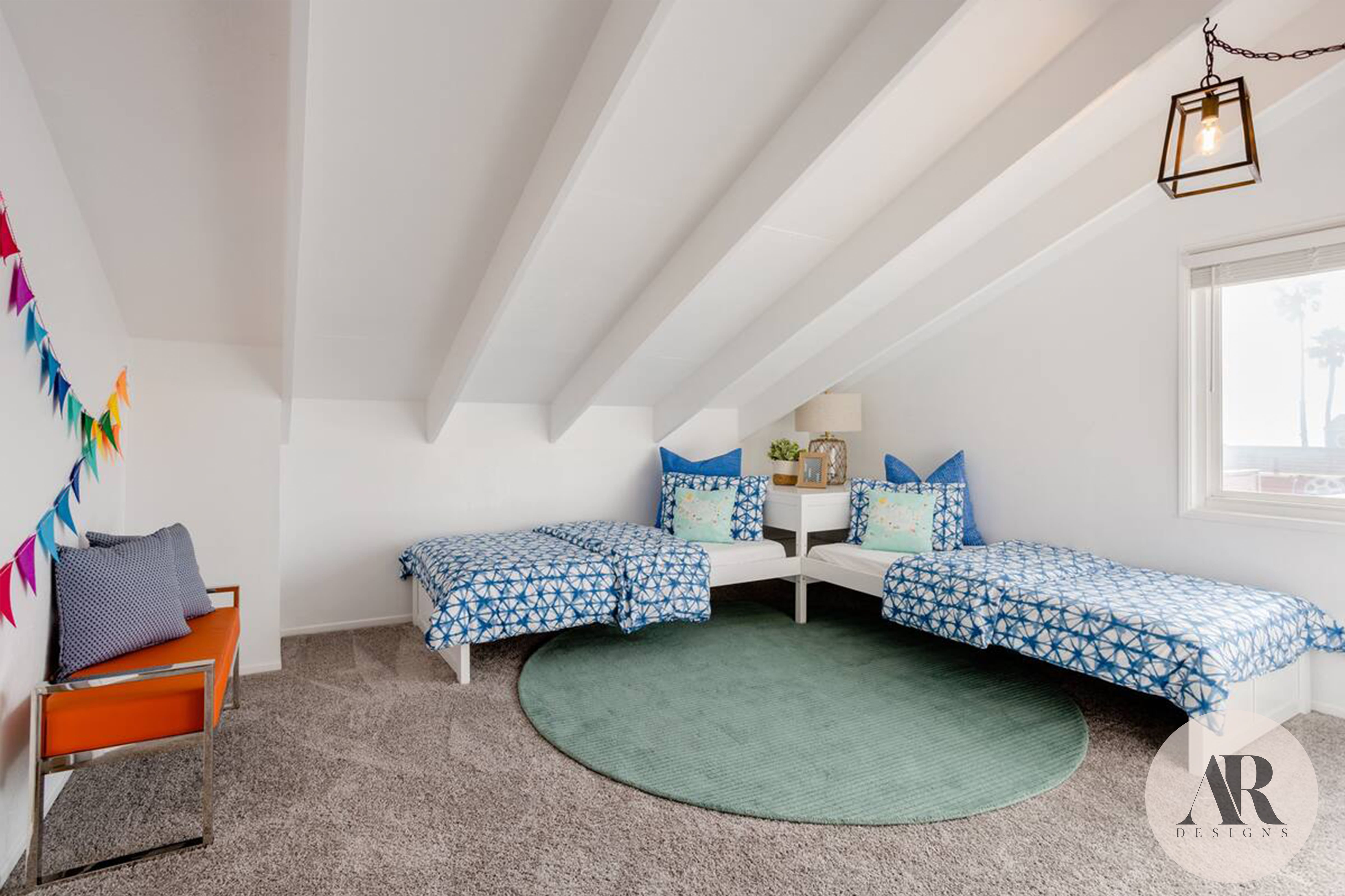 shared kids room layout