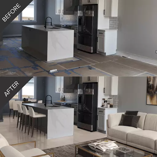 virtual renovation example