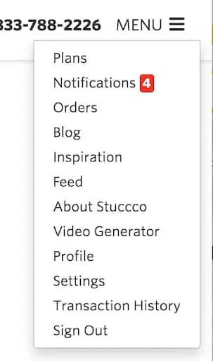 Stuccco orders