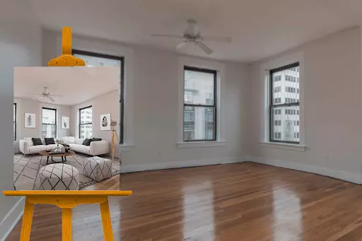 How to use virtual staging in physical property showings