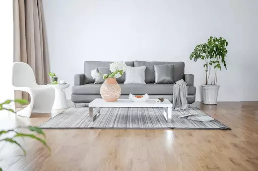 Traditional home staging example