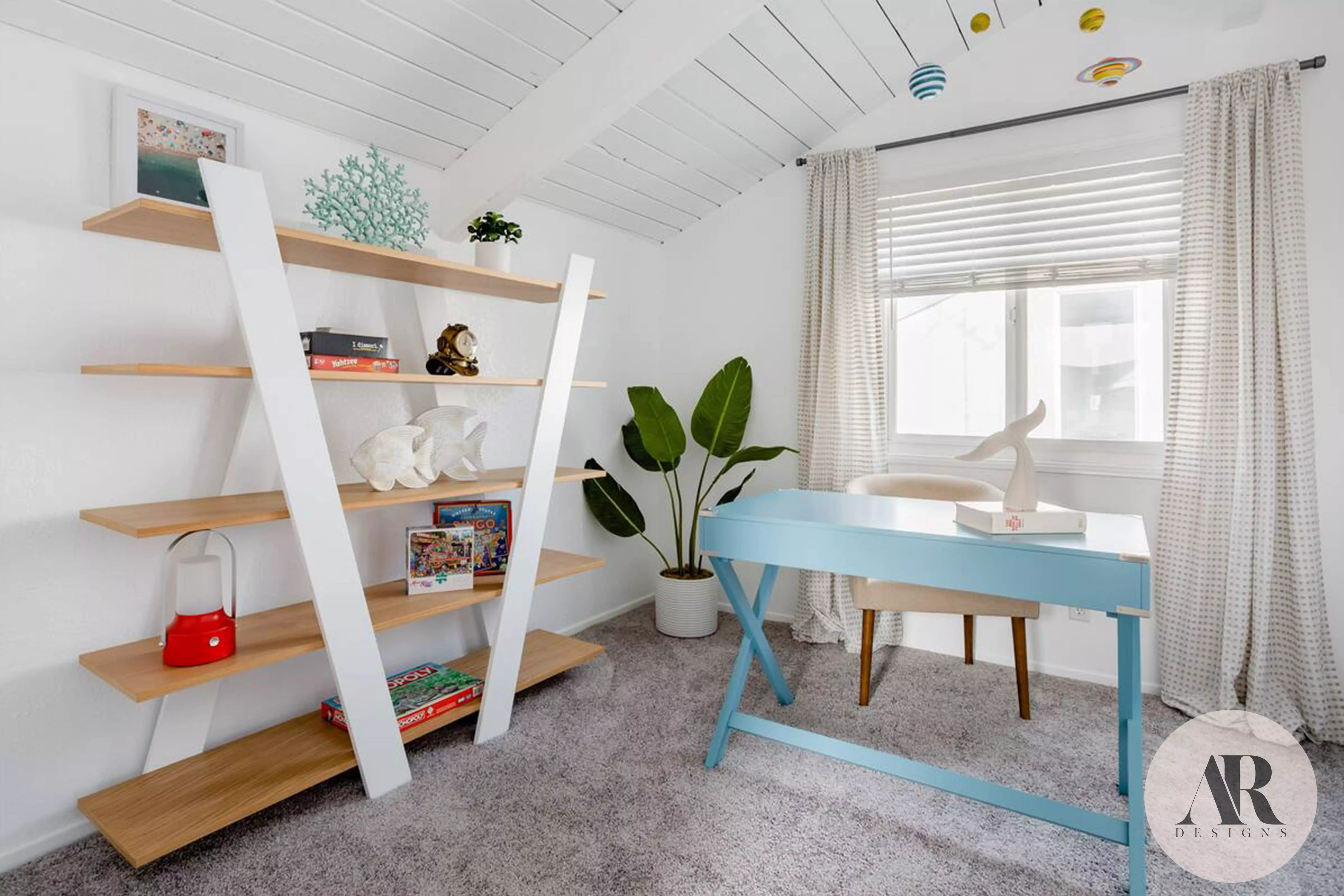 Modern coastal home office