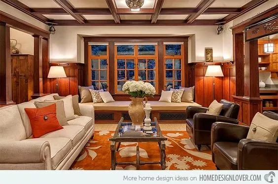 Example of craftsman interior design style