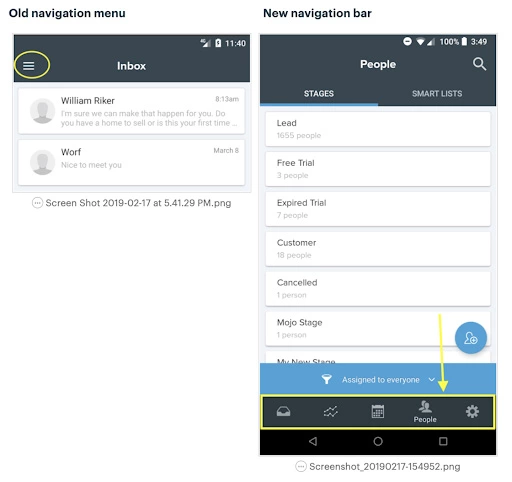 real estate CRM example