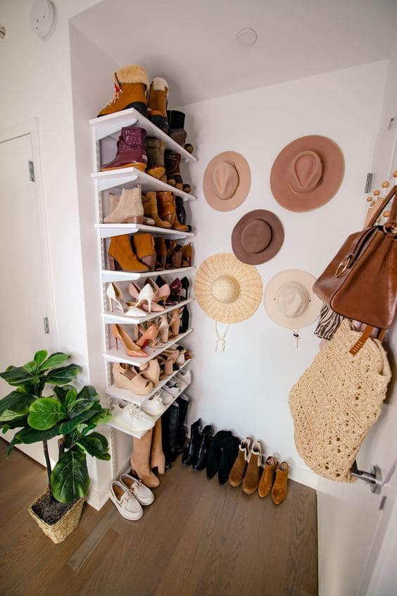 wall space for storage