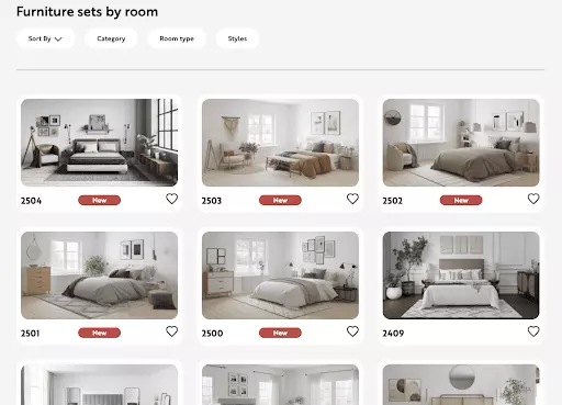VHT Studios virtual staging collections