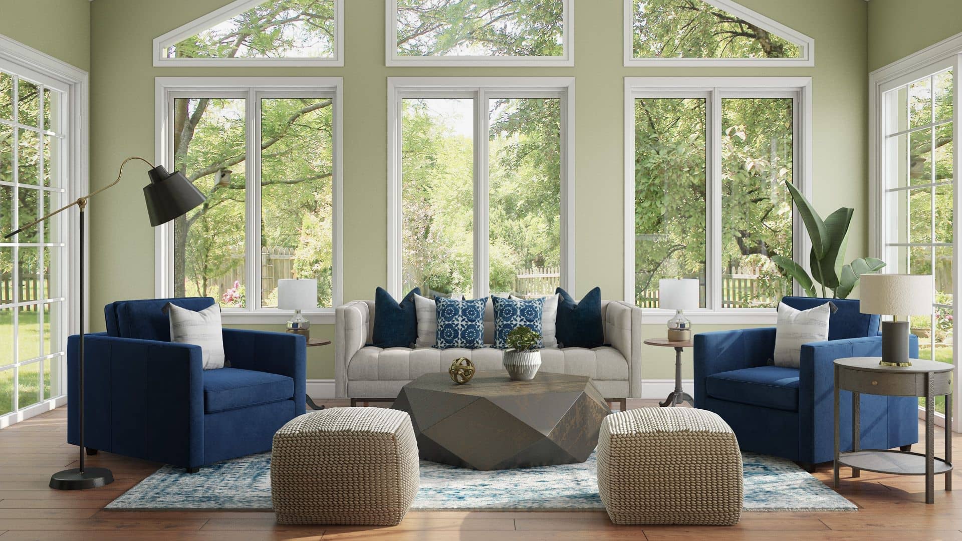 living room furniture finishes