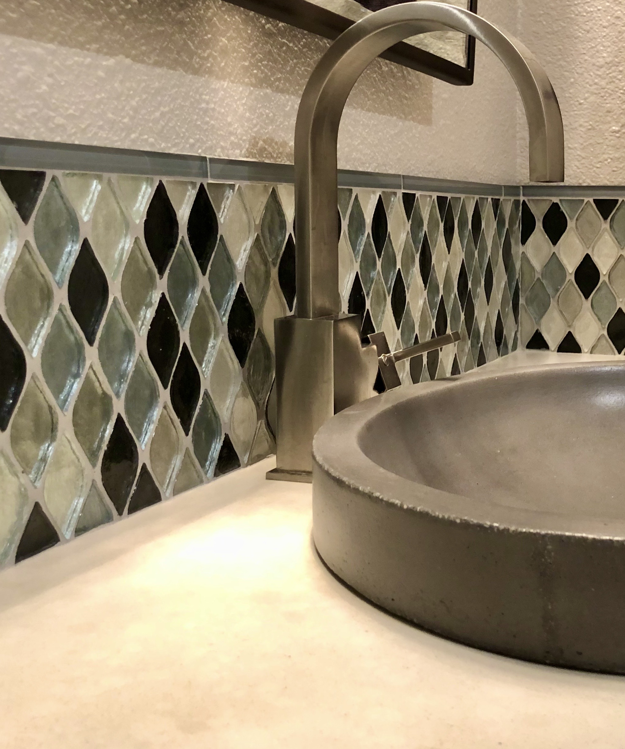 Coastal Modern Powder Room 