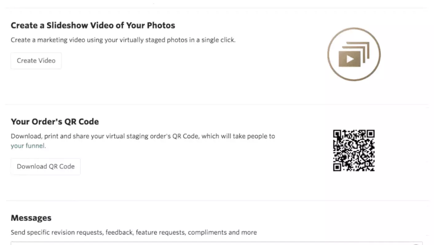 Video and QR photos