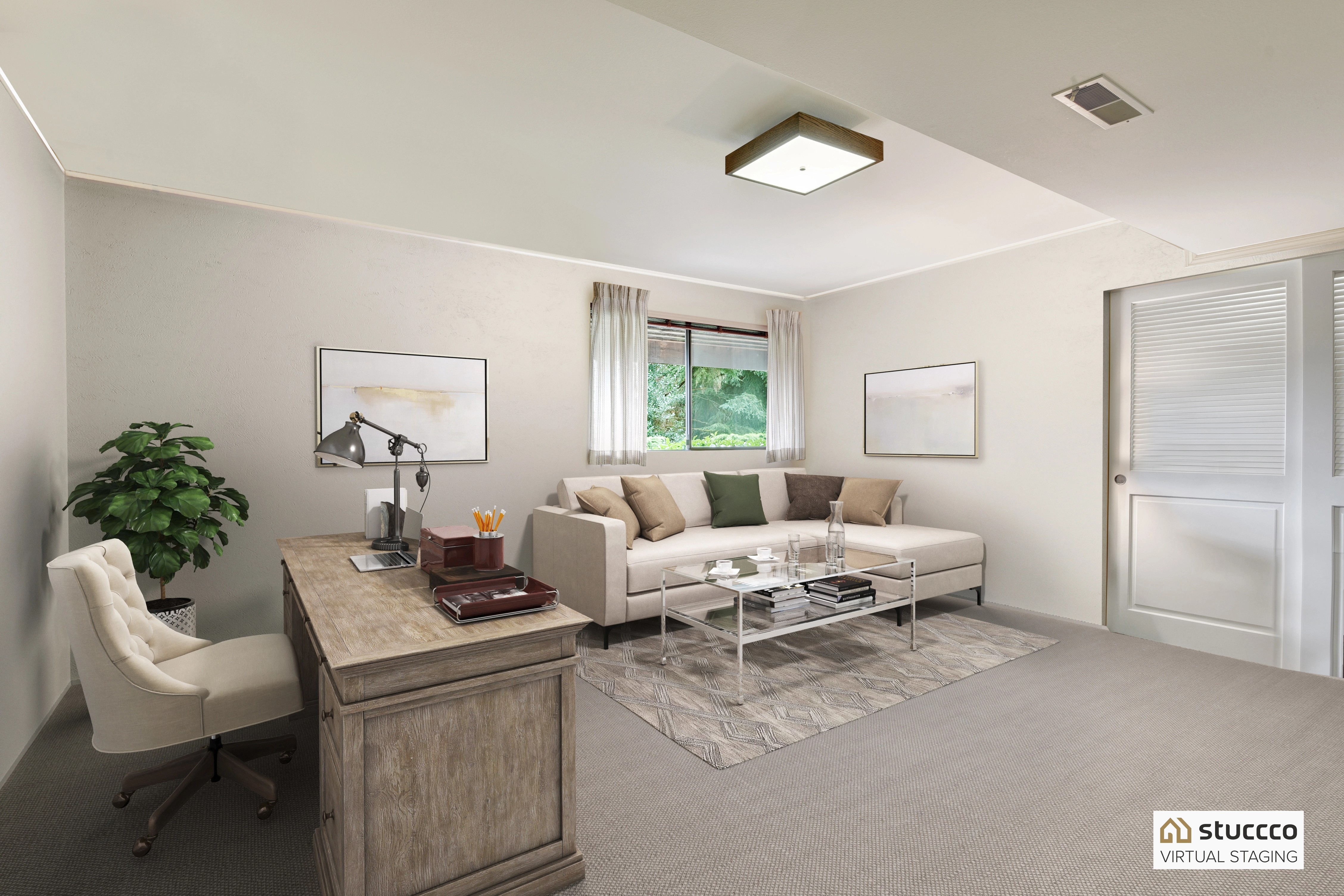 multipurpose home office space