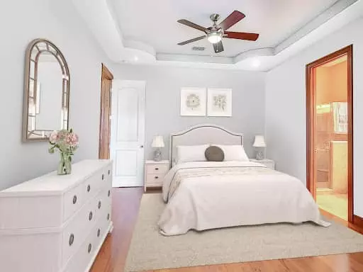 kids bedroom virtually staged with more appealing bedroom design