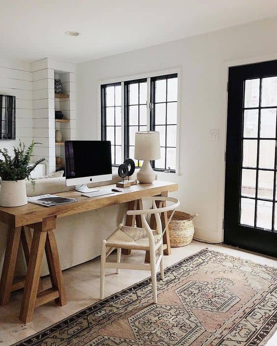 living room office design