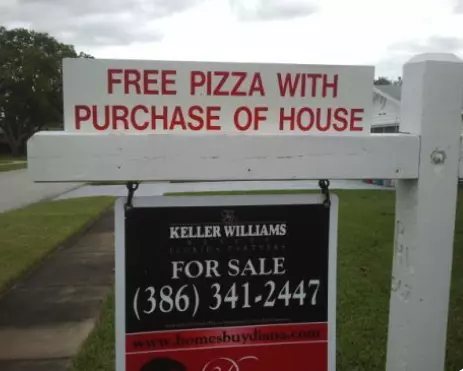 Unique real estate marketing, getting more real estate listings idea