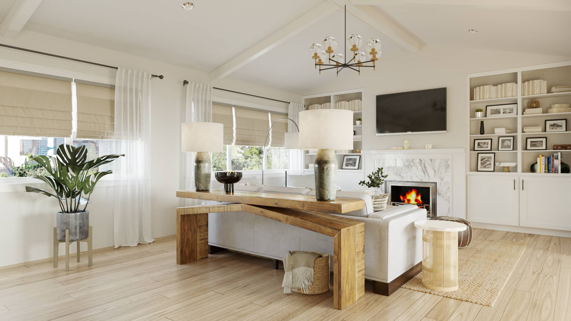 Living room interior design by Stuccco