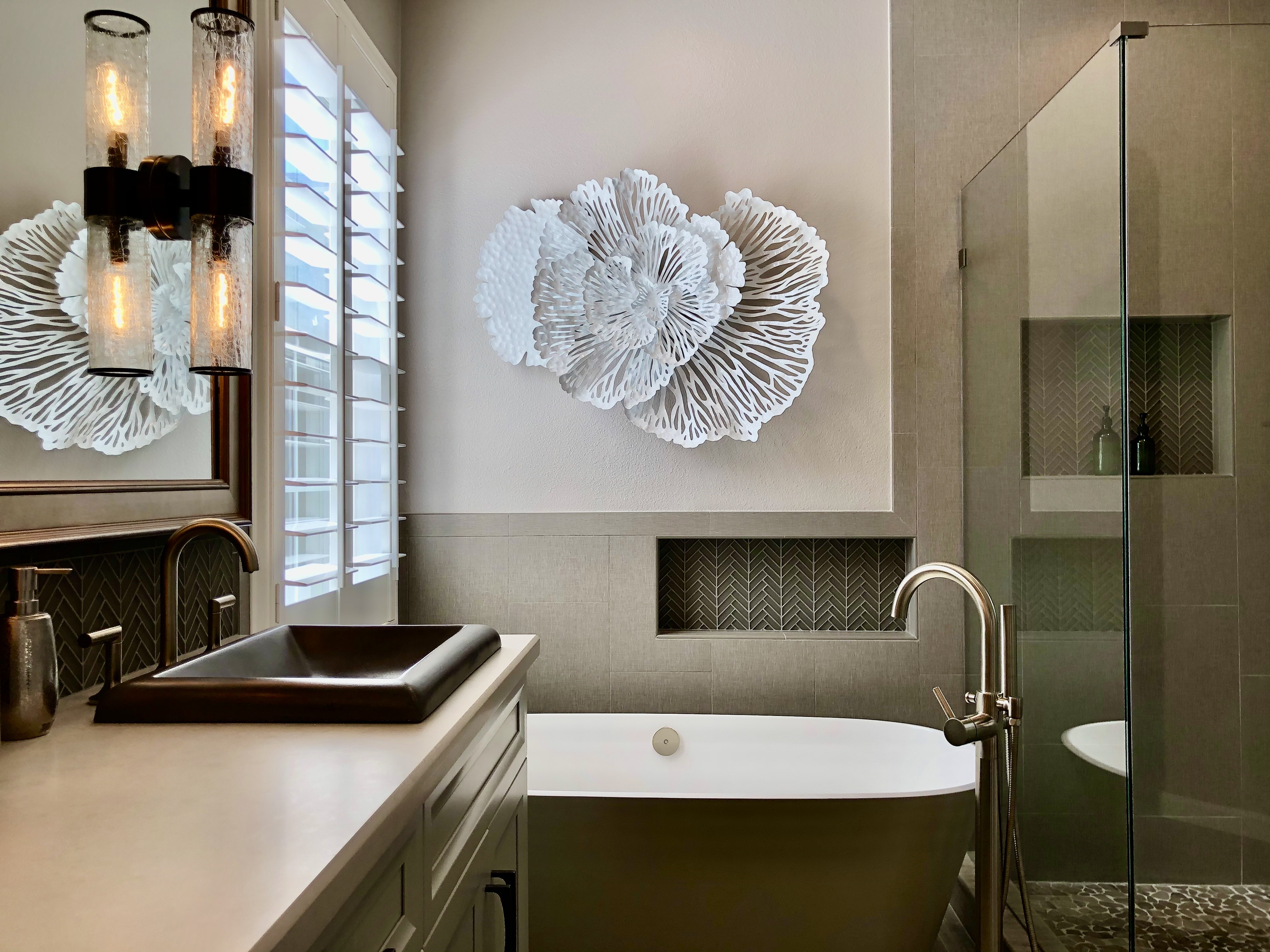 Coastal Modern Powder Room