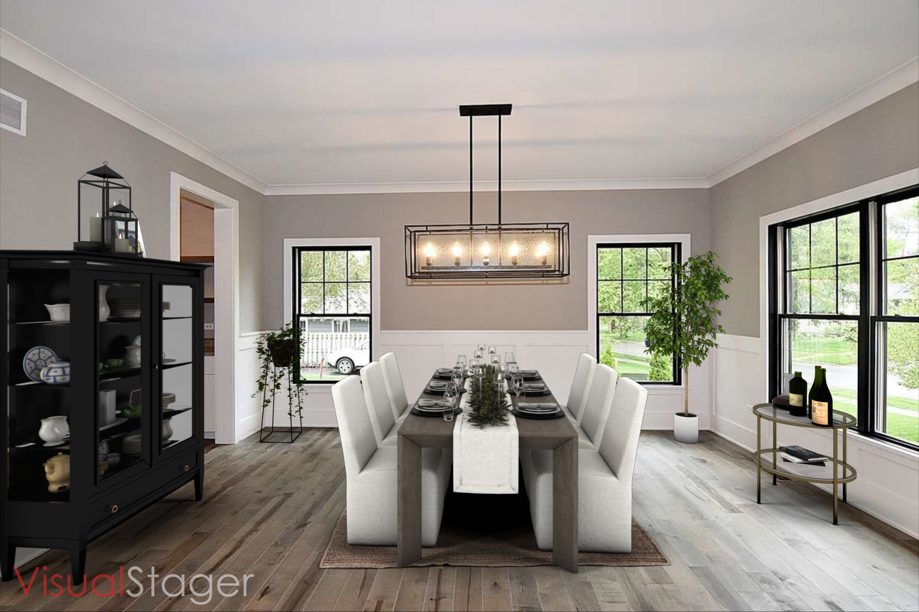 Transitional Dining Room