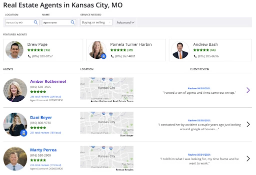 Example of Zillow advertising - Zillow Premier Agent