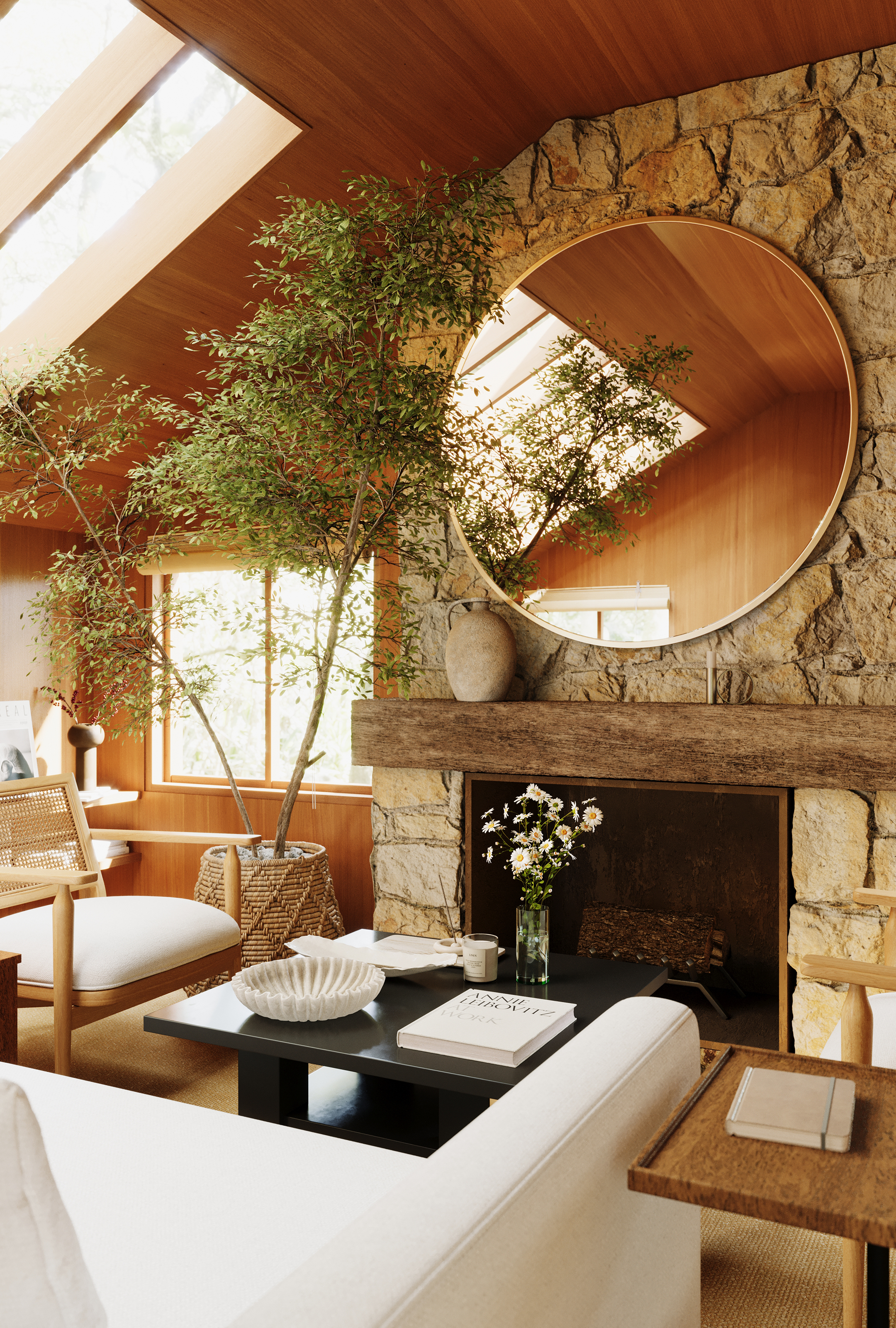 Colorado Mountain Lodge Living Room