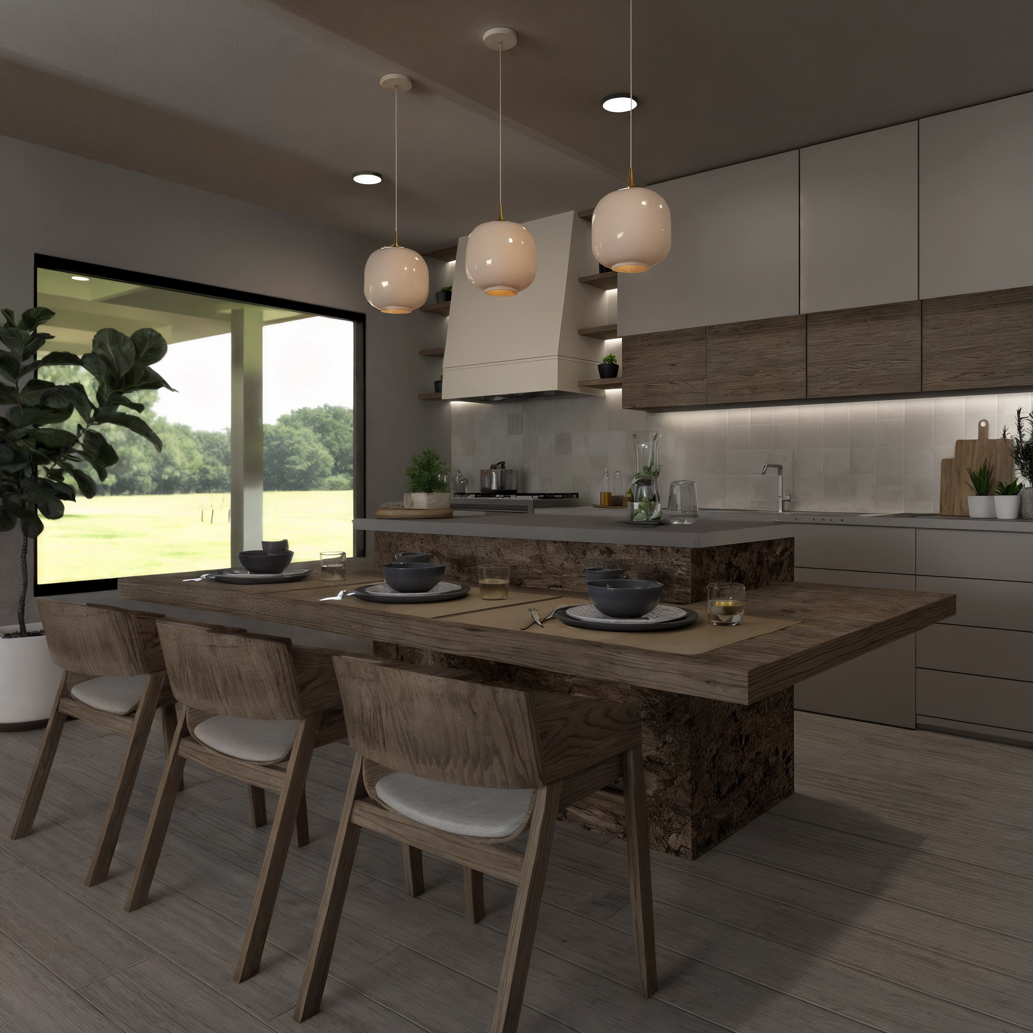 kitchen, country house