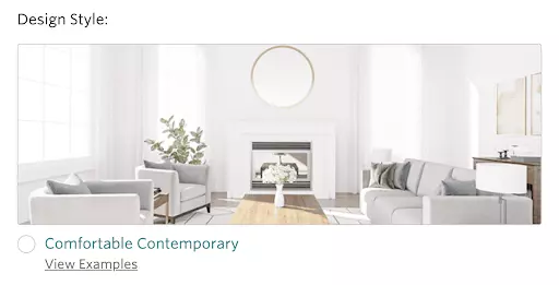 virtual staging design style