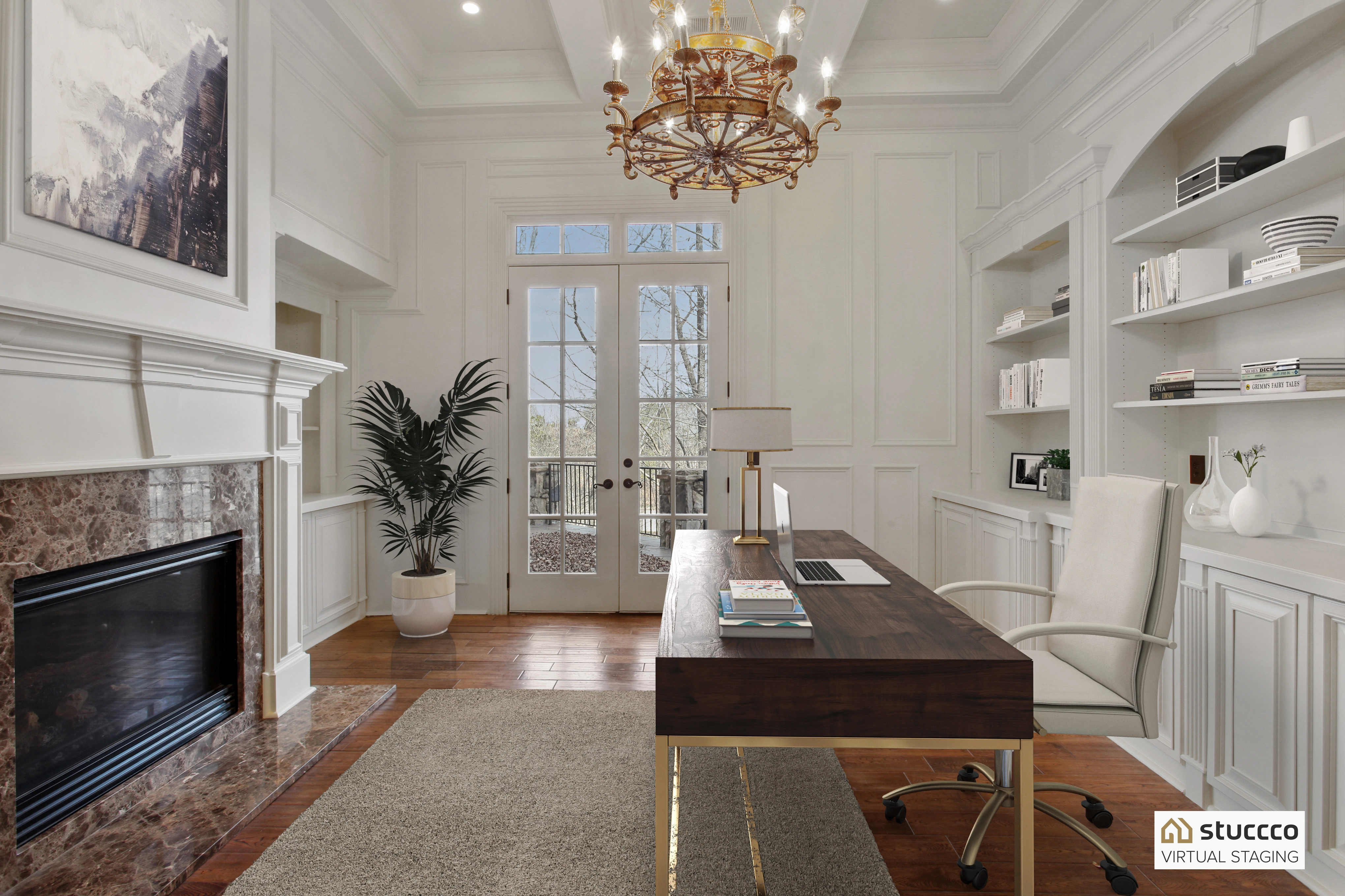 virtual home staging home office example