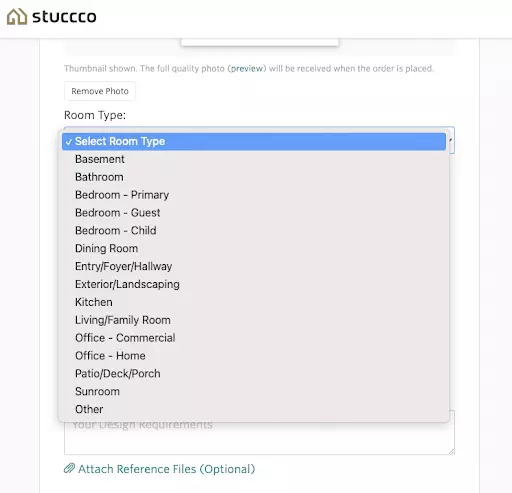 virtual staging rooms Stuccco