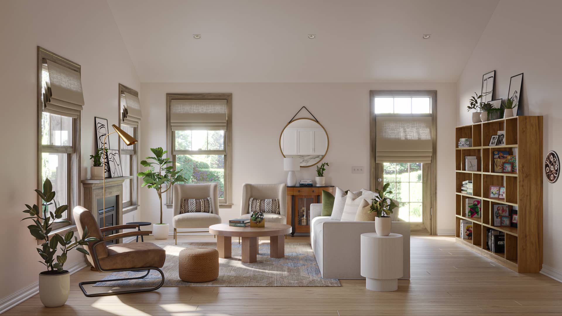 japandi living room design