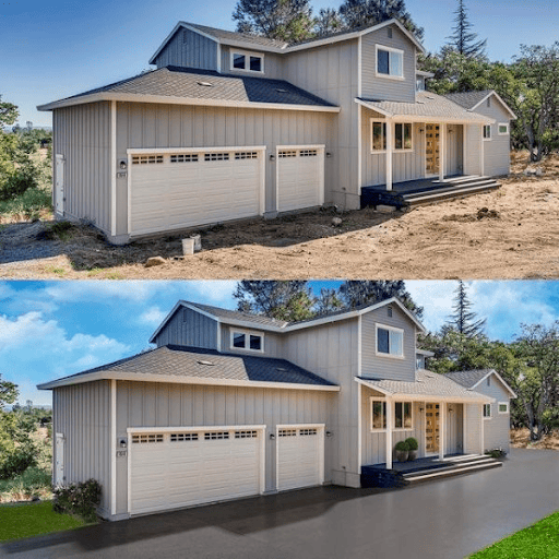virtual staging landcape from Stuccco