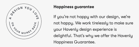 Havenly guarantee terms