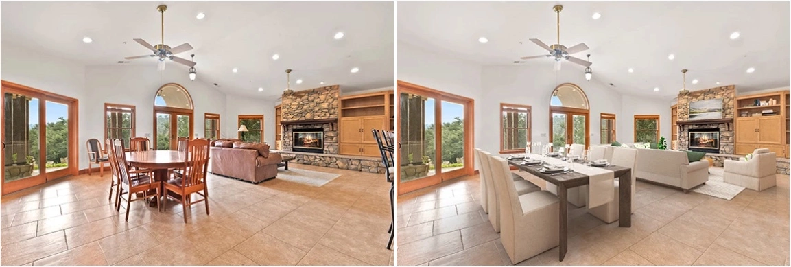 How to sell a house with virtual staging before and after