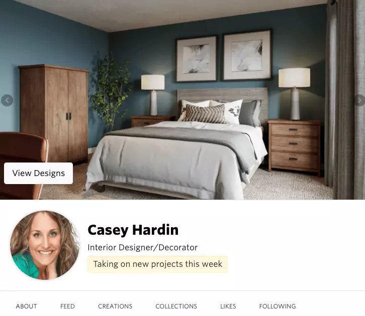 Stuccco professional online interior designer