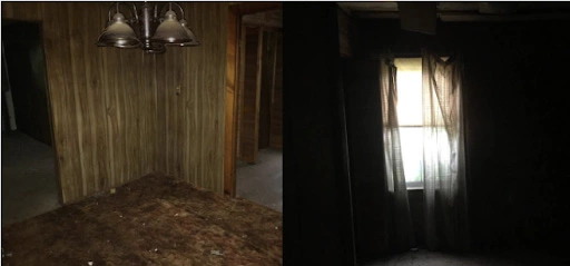 Example of poor listing photos