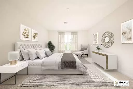Virtually stage property photos to increase appeal in real estate listings, Stucco