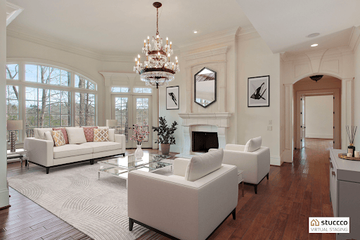 Virtual staging from a professional home stager at Stuccco